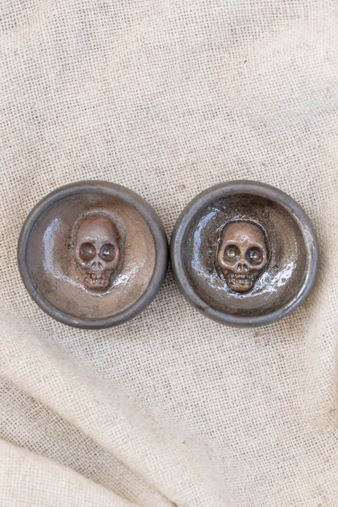 Burnt Skull Ceramic Mezcal Copita